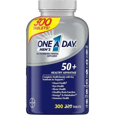 Multivitamínico One A Day Hombre 50+ Ventaja Saludable, 300 Comprimidos Envío Gratis Foto 1 de 3
