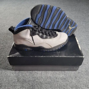 Nike Air Jordan 10 Retro Orlando Mens 8 WHT/BLU/BLK Basketball Sneakers Shoes - Picture 1 of 12