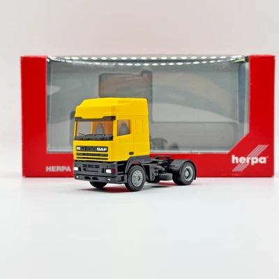 DAF 95 XF 4x2 Truck Tractor Yellow | Herpa 1:87 (H0) | Original Box - Image 1 of 4
