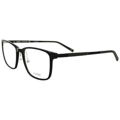Marco de gafas de plástico Flexon EP8004 para hombre 001 negro 55-18 Foto 1 de 4