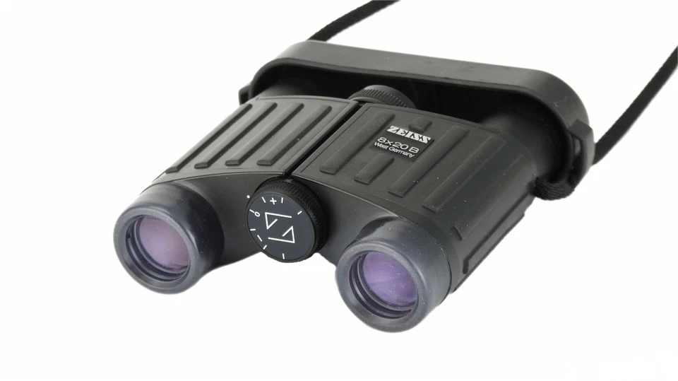 Flat Mint Zeiss 8x20 P* Dialyt Compact Binoculars in Original Box 8 x 20 B/GATP* - image 1 of 4