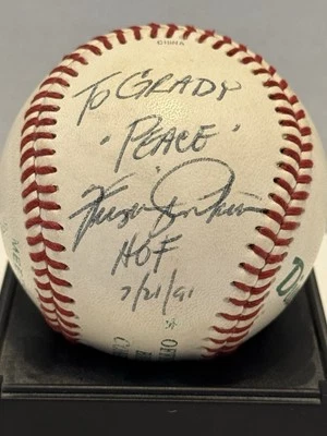 FERGIE JENKINS Signed Autographed Auto Diamond Baseball "HOF '91" Big 8 Ball - Image 1 of 4