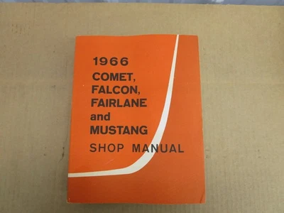 Ford Mustang Fairlane Falcon Mercury Comet 1966 manual de servicio de taller reimpresión Foto 1 de 4