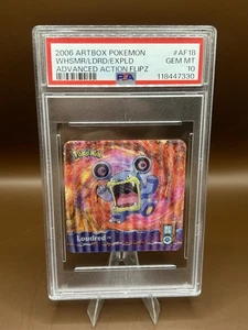 PSA 10 Pokemon Exploud Whismur Advanced Action Flipz Card 2006 #AF18 POP 1 - Picture 1 of 3