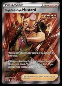 Mostaza estilo golpe único (arte completo) 163/163 SWSH05: Pokémon estilos de batalla - Imagen 1 de 2
