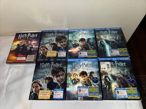 Harry Potter 7 Film Collection Blu-ray NEU Versiegelt Kostenloser Versand! Lot - Bild 1 von 2
