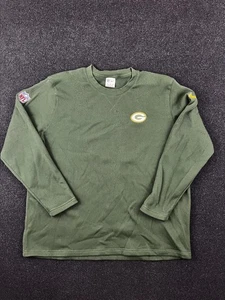 Green Bay Packers Shirt Mens XXL Green NFL Football Nike Thermal Long Sleeve - Picture 1 of 11