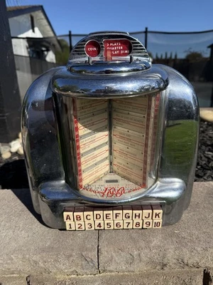 ANTIGUO TOCADISCOS DE PARED SEEBURG WALL O MATIC TIPO 3W-1 Foto 1 de 4