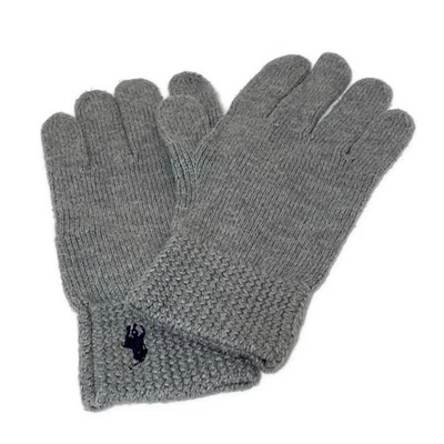 Auth POLO by RalphLauren - Gray Cotton Women's Gloves - Image 1 of 4