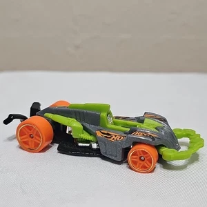 Vintage Hot Wheel Hot Rod Wattzup Roadster Green Orange Futuristic Diecast Car - Picture 1 of 9