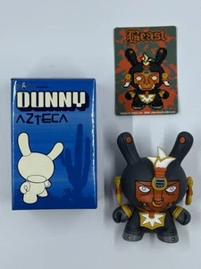 Kidrobot 3" 2007 Dunny Azteca Serie 1 "Ehecatl" de The Beast Brothers - Imagen 1 de 2