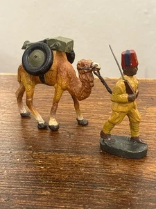 Confalonieri-Ascaro con cammello ruote e fusti cannone-Pasta Italy’30 - Picture 1 of 2