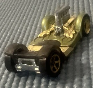 2007 Hotwheels Schmeichelei Gold Grün Druckguss Auto Spielzeug - Bild 1 von 11