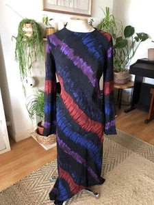 Hush Theia Tie Dye Maxi Dress Size 10 - Picture 1 of 5