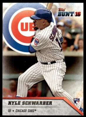 2016 Topps Bunt Kyle Schwarber Rookie Chicago Cubs #91 R63 - Image 1 of 2