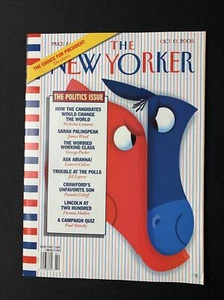 The New Yorker Magazine October 2008 - Politics Issue - Picture 1 of 4