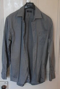 DANIEL HECHTER GREY LONG SLEEVE SHIRT - Picture 1 of 7