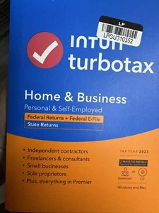 *NEW* TurboTax 2023 Home Business Tax Software - Picture 1 of 3