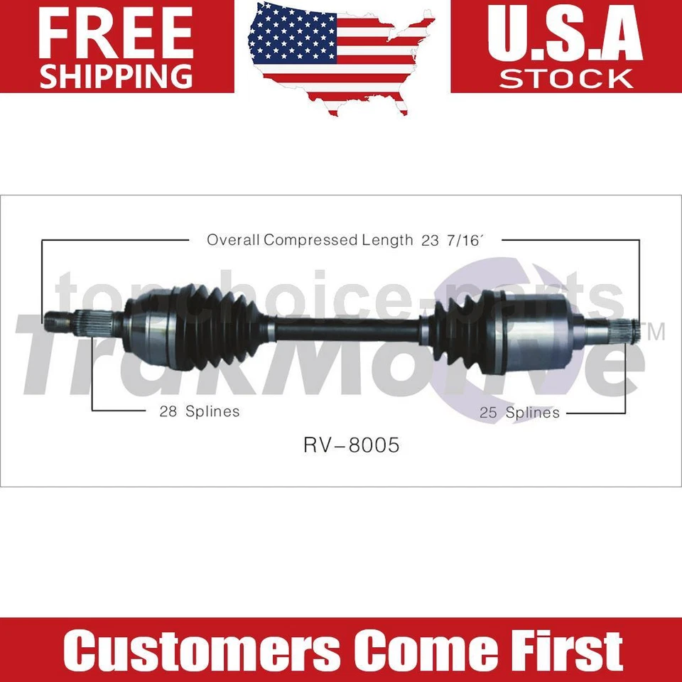 Eje CV pasajero delantero derecho original para Land Rover Freelander 2,5 L 2002-2005 Foto 1 de 1