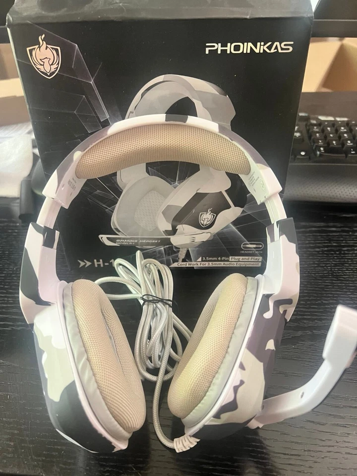 Phoinikas Gaming Headset for PC, PS4, XBOX White/Gray/Black - Image 1 of 1