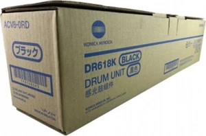 Genuine Konica Minolta DR-618K Black Drum Unit ACV8-0RE - ACV80RE - Picture 1 of 1