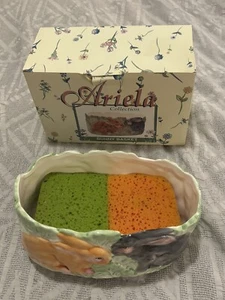 Ariela Collection Easter Bunny Ceramic Basket Brand New - Picture 1 of 4