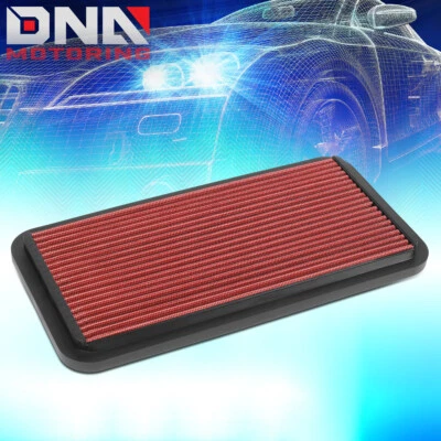 PARA TOYOTA CAMRY COROLLA LEXUS ES250 1986-2000 ROJO PANEL DE FILTRO DE AIRE DE ALTO FLUJO Foto 1 de 4