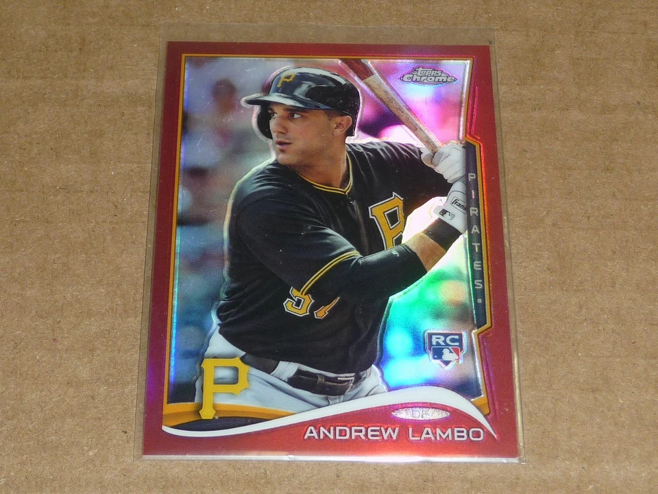 2014 Topps Chrome ANDREW LAMBO RED REFRACTOR PARALLEL PIRATES /25 S306 - Image 1 of 1