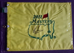 Charl Schwartzel AUTOGRAPHED SIGNED 2011 Masters Flag - Picture 1 of 4