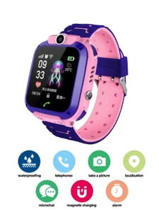 Montre Connectée Q12 pour Enfants - GPS, Étanche, SOS, Idéale pour Sport et Sécu - Photo 1/14