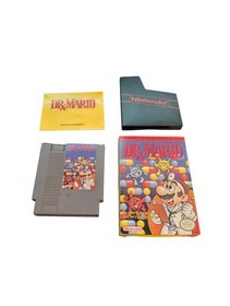 Dr. Mario - Nintendo NES - Vintage CIB - Game Box instructions 