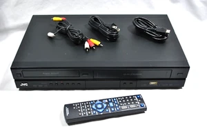JVC DR-MV150BJ DVD/VHS VCR Hi-Fi HDMI Combo Reproductor Grabador con Control Remoto y Cables - Imagen 1 de 24