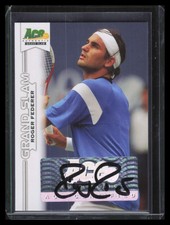 2013 Ace Authentic Grand Slam bard1 Roger Federer Auto