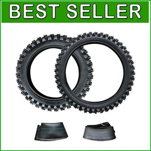 Kit de neumáticos y tubos Muddy Terrain Ready - 17" delanteros y 14" traseros para motos de cross - Imagen 1 de 10