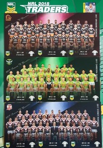 2018 NRL Traders Season to Remember (STR) Singles Insert Cards