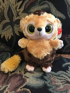 New 9” Aurora Plush Capuchin Monkey with Sound & Big Eyes New With Tags #BB - Picture 1 of 6
