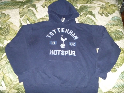 MENS TOTTENHAM HOTSPUR SOCCER HOODIE HOODED SWEATSHIRT Cover