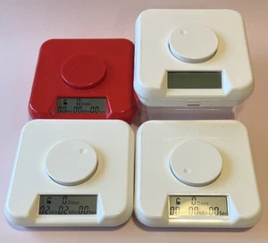 Kitchen Safe Mini Lot Time Locking Container 3 White Lid, 1 Red Lid, 1 Base - Picture 1 of 5