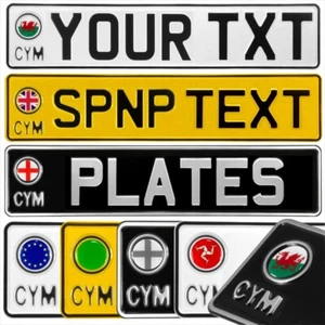 Réplica de placas numeradas prensadas CYM Mostrar nombre de camionero niños puerta 3D gel insignia redonda - Imagen 1 de 12