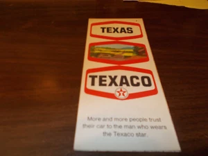 1969 Texaco Texas Vintage Road Map - Picture 1 of 1