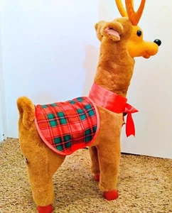 TINSEL - REINDEER Robert RAIKES Bear in Box w/ Certificate & Tags - Picture 1 of 17