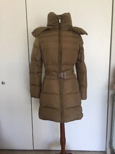 ADD Women Down Puffer Coat Real Raccoon Fur Hood Zip Up Jacket SZ 0 - Picture 1 of 11