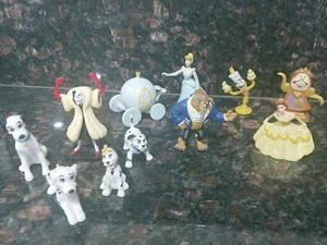 Disney Applause figures Lot Of 11. Beauty And The Beast Cinderella101 Dalmations - Picture 1 of 7