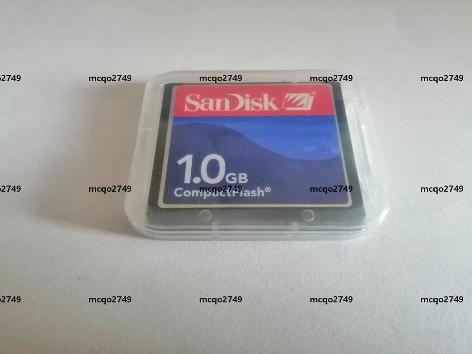sandisk  1GB  CF Memory CARD compact flash card SDCFJ/SDCFB - Image 1 of 3