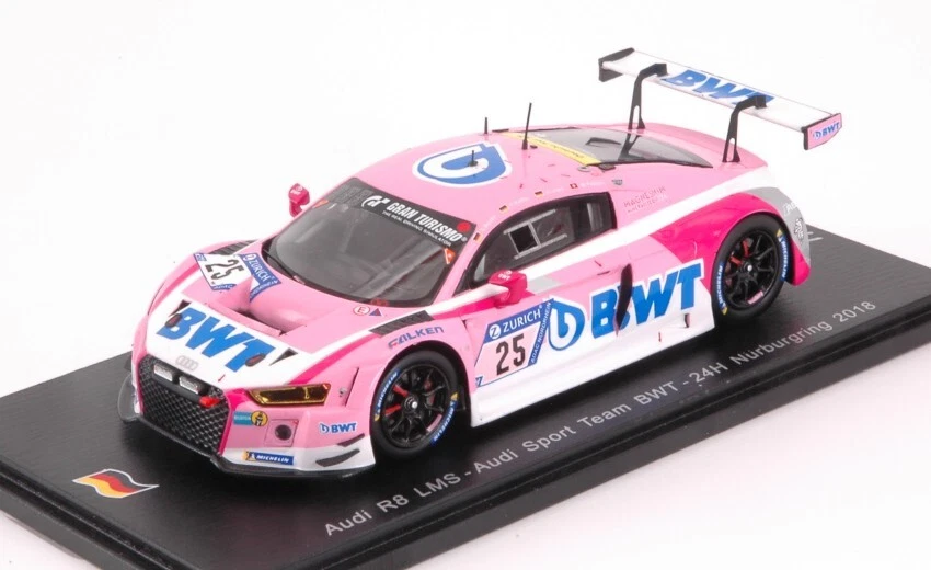 AUDI R8 N.25 24 H NURBURGRING 2018 MUCKE-JONS-FASSLER-KAFFER 1:43 - Immagine 1 di 1