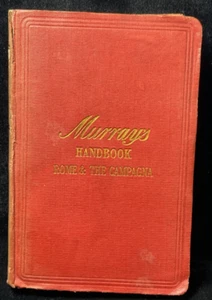 Vintage Murrays handbook Rome & campagna book 17th ed - Bild 1 von 18