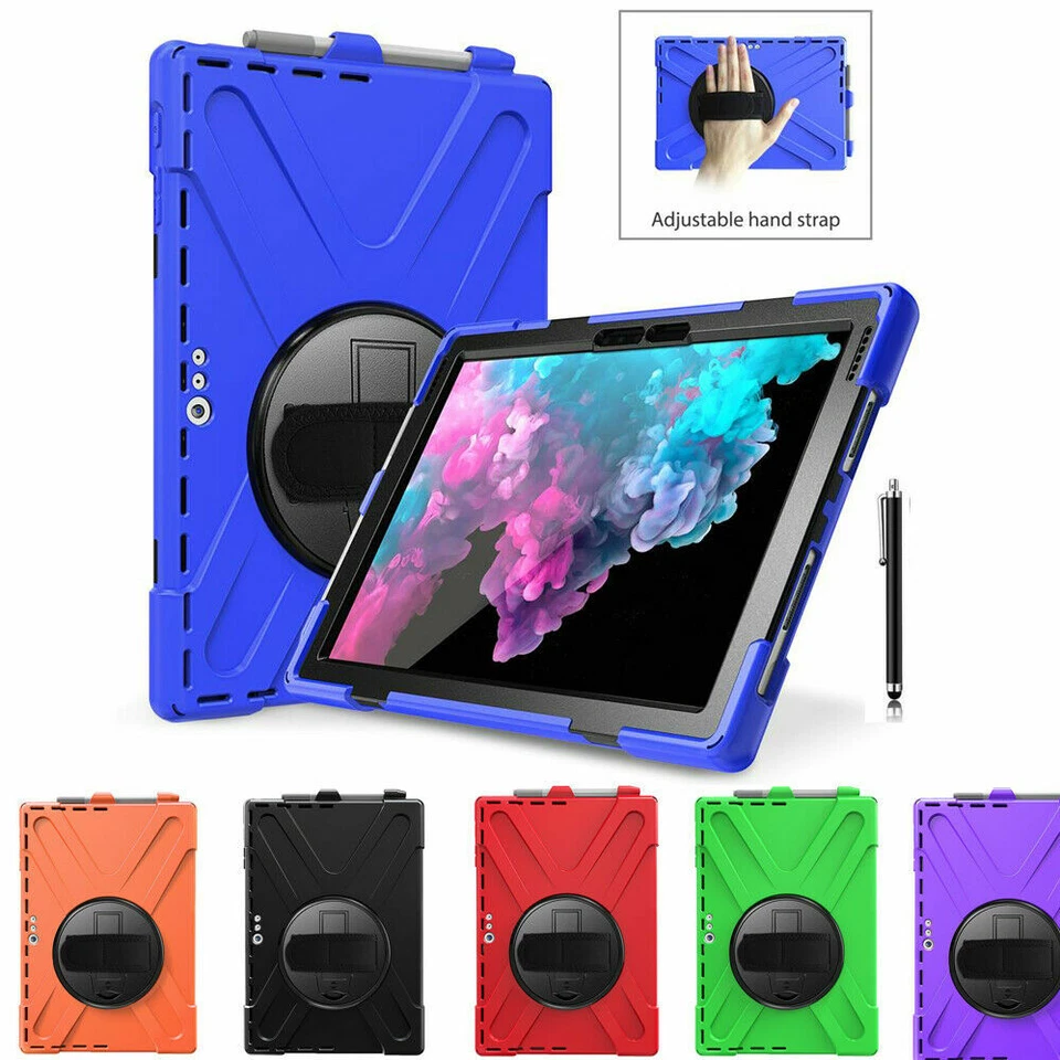 Rugged Hybrid Shockproof Hard Case Cover For Microsoft Surface Pro 4 Pro 5 Pro 6 - Image 1 of 4