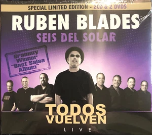 RUBÉN BLADES & SEIS DEL SOLAR - Todos Vuelven (Factory Sealed 2 CDs 2 DVDs 2016) - Imagen 1 de 9