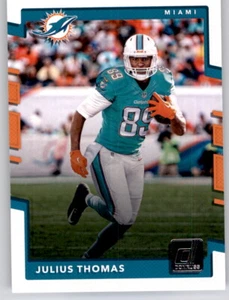 2017 Donruss Julius Thomas NFL PWE Base Card Dolphins #159 - Picture 1 of 2