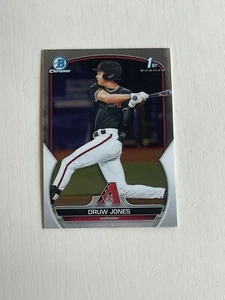 2023 Bowman Chrome Druw Jones 1st #BCP-25 Arizona Diamondbacks Baseball Card - Bild 1 von 2